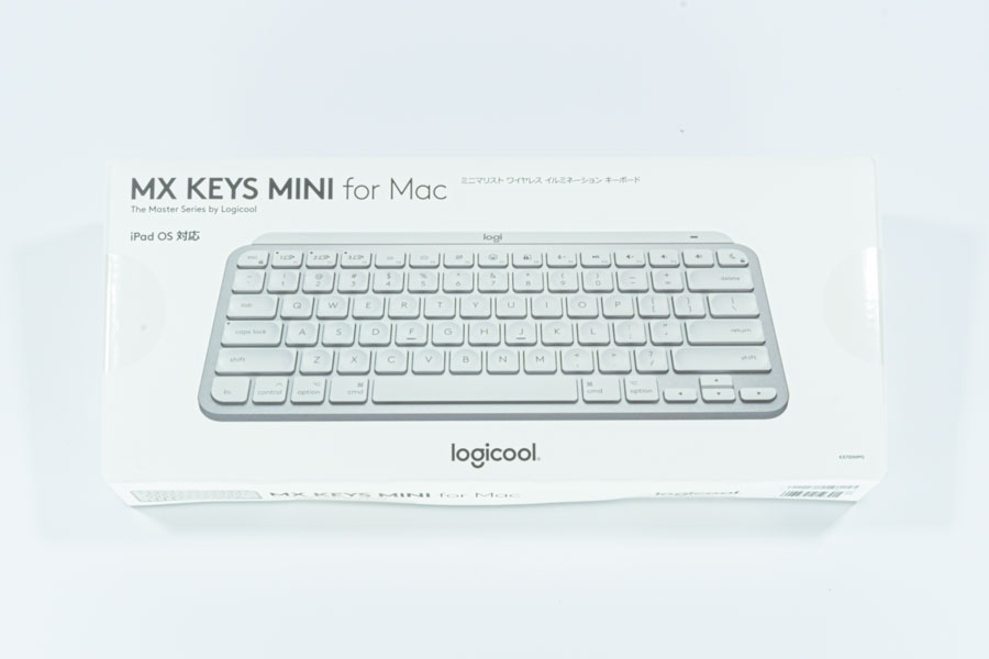 MX Keys Mini for Macの箱
