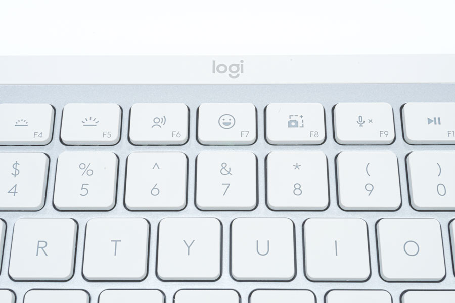 MX Keys Mini for Macのファンクションキーの拡大画像