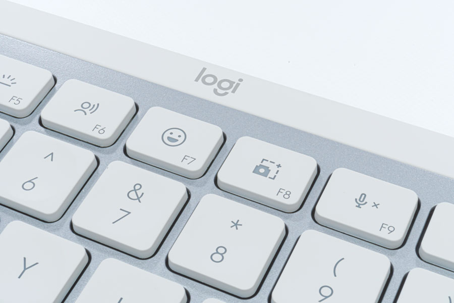 MX Keys Mini for Macのファンクションキーの拡大画像